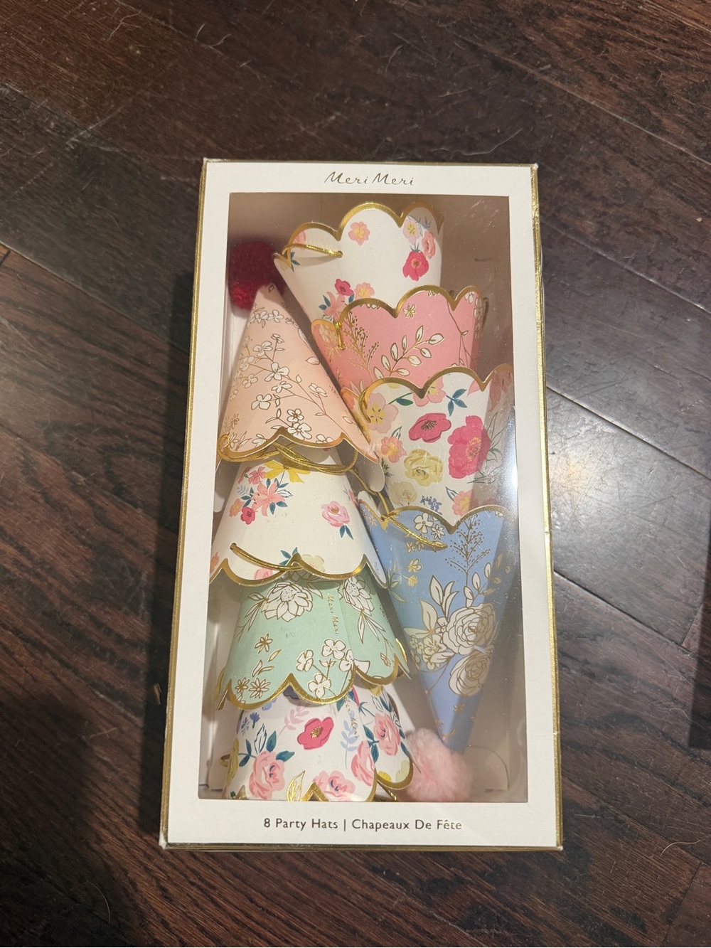 Meri Meri Floral Pastel Party Hats (Brand New in Box!!) - Picture 6 of 7